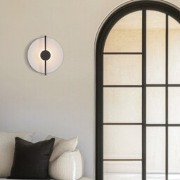 Pano Integrated Led Wall Lamp Sandy Black - White Matt LED 3000K - thumbnail 2