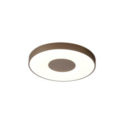 Coin Round Ceiling 80W LED With Remote Control 2700K-5000K, 3900lm, Sand Brown, 3yrs Warranty
