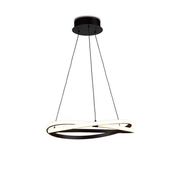 Infinity Ceiling Pendant 42W LED 2800K, 3400lm, Brown Oxide, White Acrylic - image 1