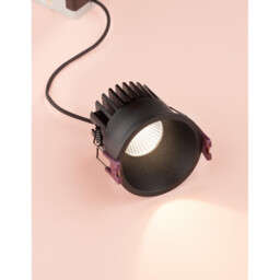 Blade Recessed Downlight Black Aluminium LED 12W 720Lm 3000K IP65 - thumbnail 1