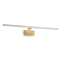 Alma Integrated LED Picture Wall Lamp 1 Light Brass Satin 3000K