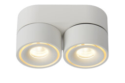 Yumiko Modern Surface Mounted Ceiling Spotlight - Ø 7,8cm - LED Dim. - 2x8W 2700K - White - thumbnail 1