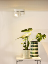 Yumiko Modern Surface Mounted Ceiling Spotlight - Ø 7,8cm - LED Dim. - 2x8W 2700K - White - thumbnail 5