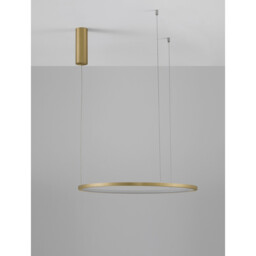 Tarquin Integrated LED Pendant Ceiling Light Brushed Gold Aluminium LED 36W 1980Lm 3000K - thumbnail 5