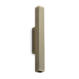 Look 30cm Square Up & Down Wall Lamp Brass 2x LED 900lm 3000K - thumbnail 1