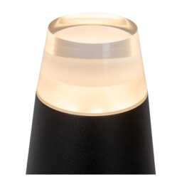 Lucide OPUS - Bollard light - LED - 1x9W 2700K - IP54 - Black - thumbnail 3