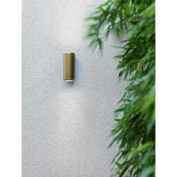 Jura Twin 2 Light Outdoor Up Down Coastal Wall Light Solid Brass IP44, GU10 - thumbnail 5