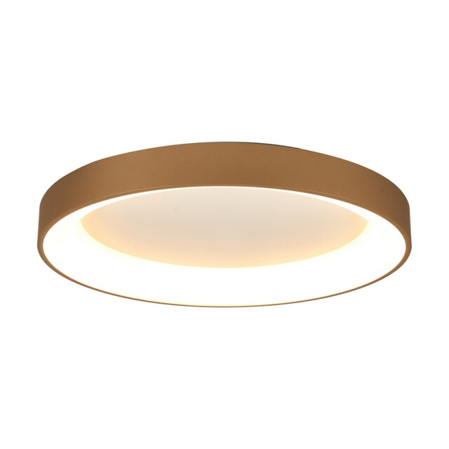 Niseko II Ring Ceiling 65cm 50W LED, 2700K-5000K Tuneable, 3760lm, Remote Control & APP, Gold, 3yrs Warranty - image 1