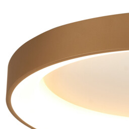 Niseko II Ring Ceiling 65cm 50W LED, 2700K-5000K Tuneable, 3760lm, Remote Control & APP, Gold, 3yrs Warranty - thumbnail 3