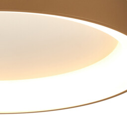 Niseko II Ring Ceiling 65cm 50W LED, 2700K-5000K Tuneable, 3760lm, Remote Control & APP, Gold, 3yrs Warranty - thumbnail 5