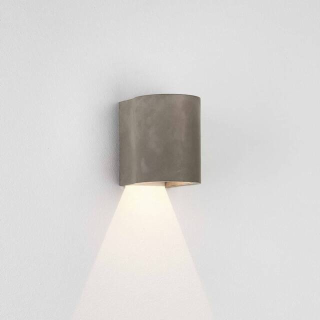 Dunbar LED Outdoor Wall Light Concrete IP65 - image 1