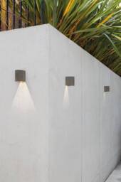 Dunbar LED Outdoor Wall Light Concrete IP65 - thumbnail 2