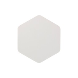 Altona Magnetic Base Wall Lamp, 12W LED 3000K 498lm, 20, 19cm Vertical Hexagonal Centre, Sand White, Acrylic Frosted Diffuser