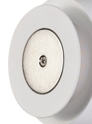 Altona Magnetic Base Wall Lamp, 12W LED 3000K 498lm, 20, 19cm Vertical Hexagonal Centre, Sand White, Acrylic Frosted Diffuser - thumbnail 5