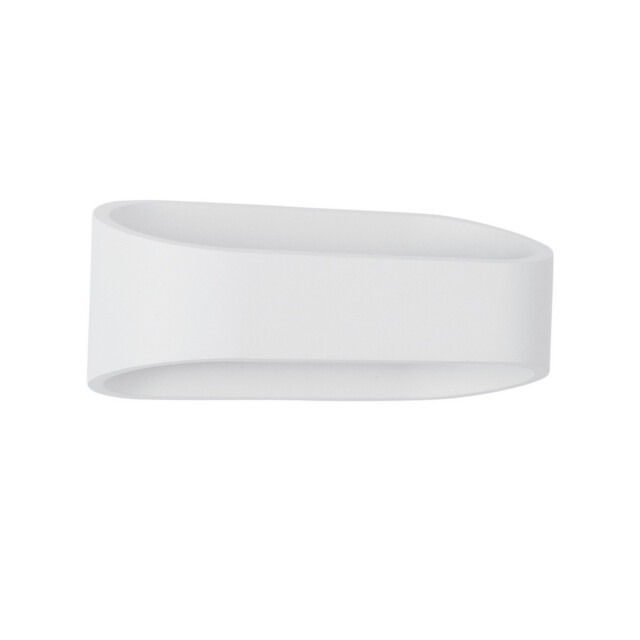 Mile Outdoor Up Down Wall Lamp White Aluminium, Glass LED 9W 475Lm 3000K IP54 - image 1