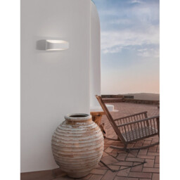Mile Outdoor Up Down Wall Lamp White Aluminium, Glass LED 9W 475Lm 3000K IP54 - thumbnail 2