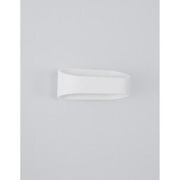 Mile Outdoor Up Down Wall Lamp White Aluminium, Glass LED 9W 475Lm 3000K IP54 - thumbnail 3