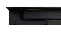 Fuerteventura Wall Lamp Coat Rack, 9W LED, 3000K, 600lm, Matt Black - thumbnail 5