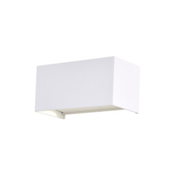 Davos Rectangle Wall Lamp, 4 x 6W LED, 3000K, 2200lm, IP54, White, 3yrs Warranty - thumbnail 1