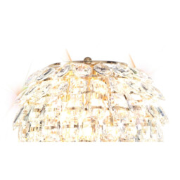 Coniston Floor Lamp, 3 Light E14, French Gold/Crystal - thumbnail 5