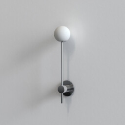Orb Single Bathroom Wall Lamp Polished Chrome IP44, G9 - thumbnail 2