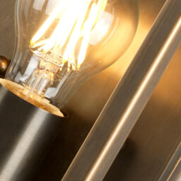 Regents Park 1 Light Outdoor Wall Lantern Light Antique Brass IP44, E27 - thumbnail 3