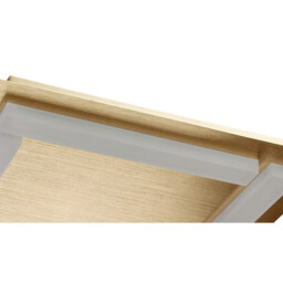Verona Square Ceiling 4 Light 20W LED 3000K, 1800lm, Satin Gold/Frosted Acrylic - thumbnail 5