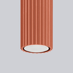 Karbon Minimalist Surface Mounted Ceiling Lamp 60 Red Ochre - thumbnail 5