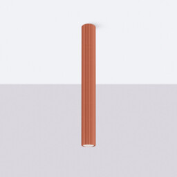 Karbon Minimalist Surface Mounted Ceiling Lamp 60 Red Ochre - thumbnail 2