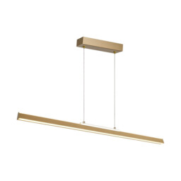Lineal 1.5m Linear Pendant, 54W LED, 3000K, 6400lm, Painted Gold, 3yrs Warranty - thumbnail 1