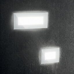 Indio LED Outdoor Recessed Wall Light White IP65, 3000K - thumbnail 2