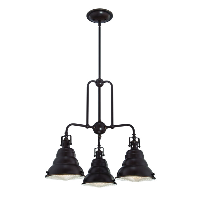 Eastvale 3 Light Pendant Bar Chandelier Light Palladian Bronze, E27 - image 1