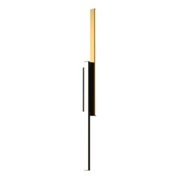 Messaria Integrated Led Wall Lamp Sandy Black-Brass LED 3000K Dimmable