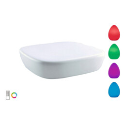 Pao Table Rechargeable LED RGB Outdoor IP65, Opal White, 3yrs Warranty Item Weight: 16.3kg - thumbnail 1