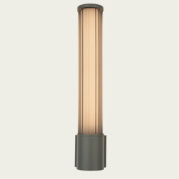Zambelis Outdoor Modern Wall Lamp Graphite LED 3000K IP54 - thumbnail 3