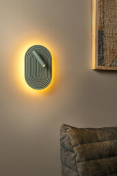 Lucide CARMINO - Wall light - LED - 1x14W 2700K - Green - Essential - thumbnail 3