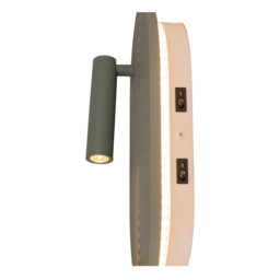 Lucide CARMINO - Wall light - LED - 1x14W 2700K - Green - Essential - thumbnail 5