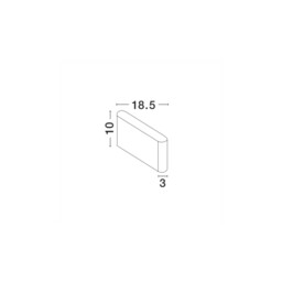 Soho 2 Light Outdoor Up Down Wall Lamp Sandy White Aluminium Glass LED 2x5W 800Lm 3000K IP54 - thumbnail 2