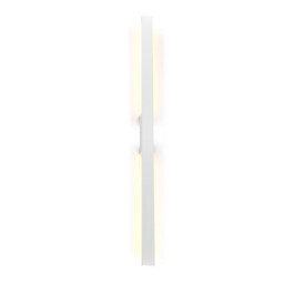 Lotus 1.4m Wall Lamp, 24W LED, 3000K, 2300lm, IP54, White, 3yrs Warranty - thumbnail 1