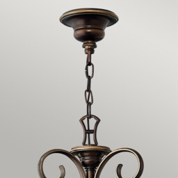 Cello 15 Light Chandelier Antique Bronze, with Glass Shades - thumbnail 2