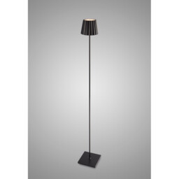 K2 Floor Lamp, 2.2W LED, 3000K, 188lm, IP54, USB Charging Cable Included, Black - thumbnail 2