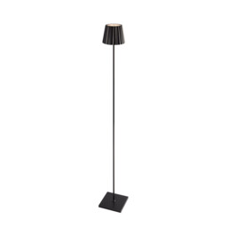 K2 Floor Lamp, 2.2W LED, 3000K, 188lm, IP54, USB Charging Cable Included, Black