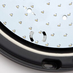 Luik Outdoor Integrated LED Emergency Gear Tray Em 18W Gloss White Paint - thumbnail 3
