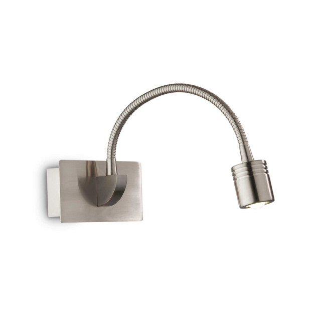 Dynamo LED 1 Light Adjustable Wall Reading Lamp Nickel