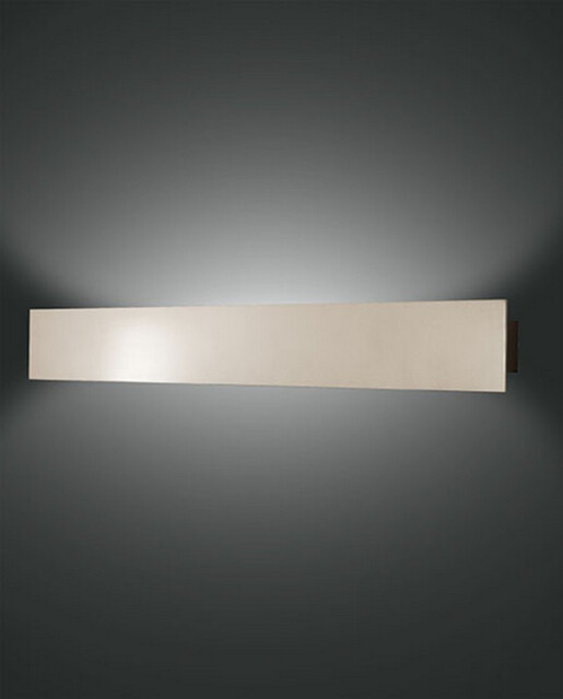 Lotus Integrated LED Wall Light Gold Matt Glass