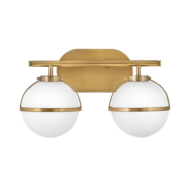 Hinkley Hollis Bathroom Wall Lamp Heritage Brass, IP44 - image 1
