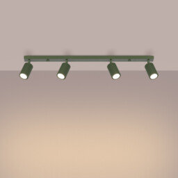 Karbon Minimalist Spotlight Bar 4 Light Olive Green - thumbnail 3
