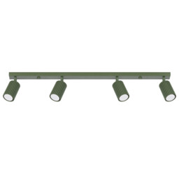 Karbon Minimalist Spotlight Bar 4 Light Olive Green