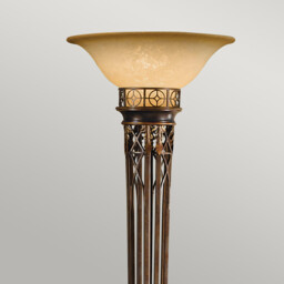 Opera 1 Light Floor Lamp Uplighter Firenze Gold, E27 - thumbnail 2
