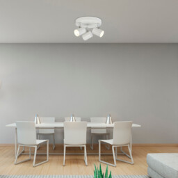 Rollo Integrated LED 3 Light Spotlight White - thumbnail 2
